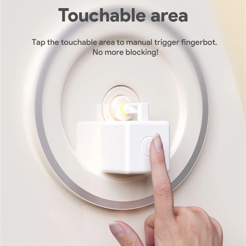 جهاز Tuya Zigbee Fingerbot Plus للتحكم بالأزرار الذكية